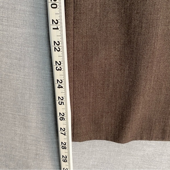 Reitmans Plus Petites Dress Pants Sz  20P Brown Bootcut Pockets - Picture 11 of 12
